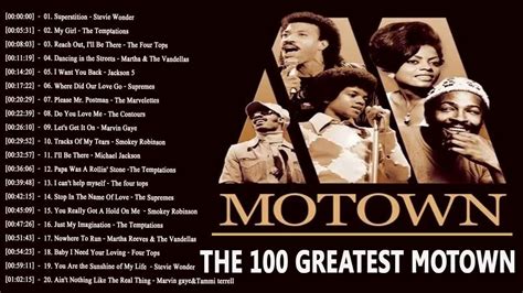 motown hits of the 70s and 80s